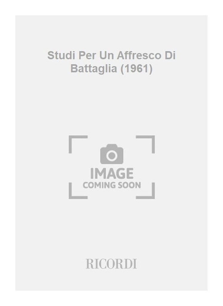 Studi Per Un Affresco Di Battaglia (1961)